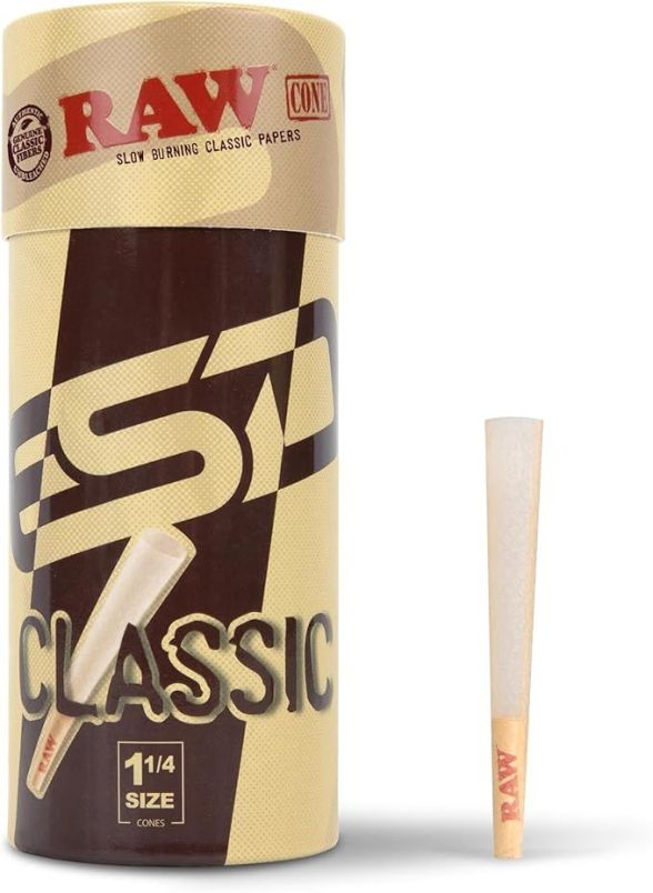 Raw brand cones for smoking
