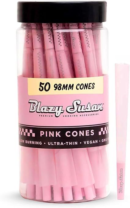blazy susan pink smoking cones
